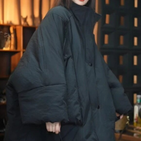 Black Winter Jacket, Unique and Chic, OS - Picture 3 of 3